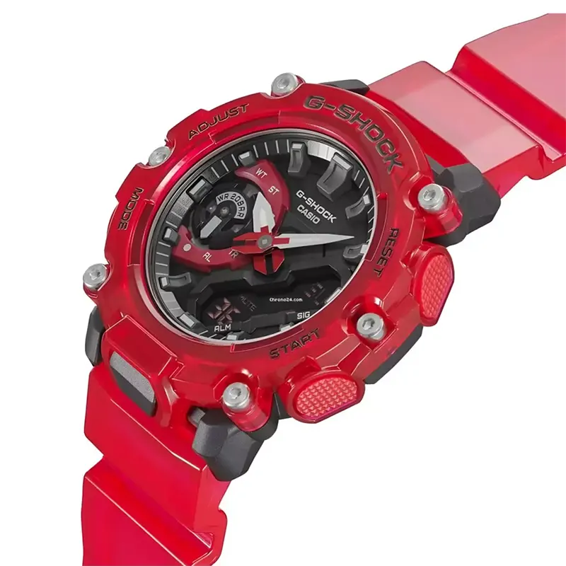 Casio G-Shock Sound Wave Black Dial Dual time Men's Watch- GA-2200SKL-4A